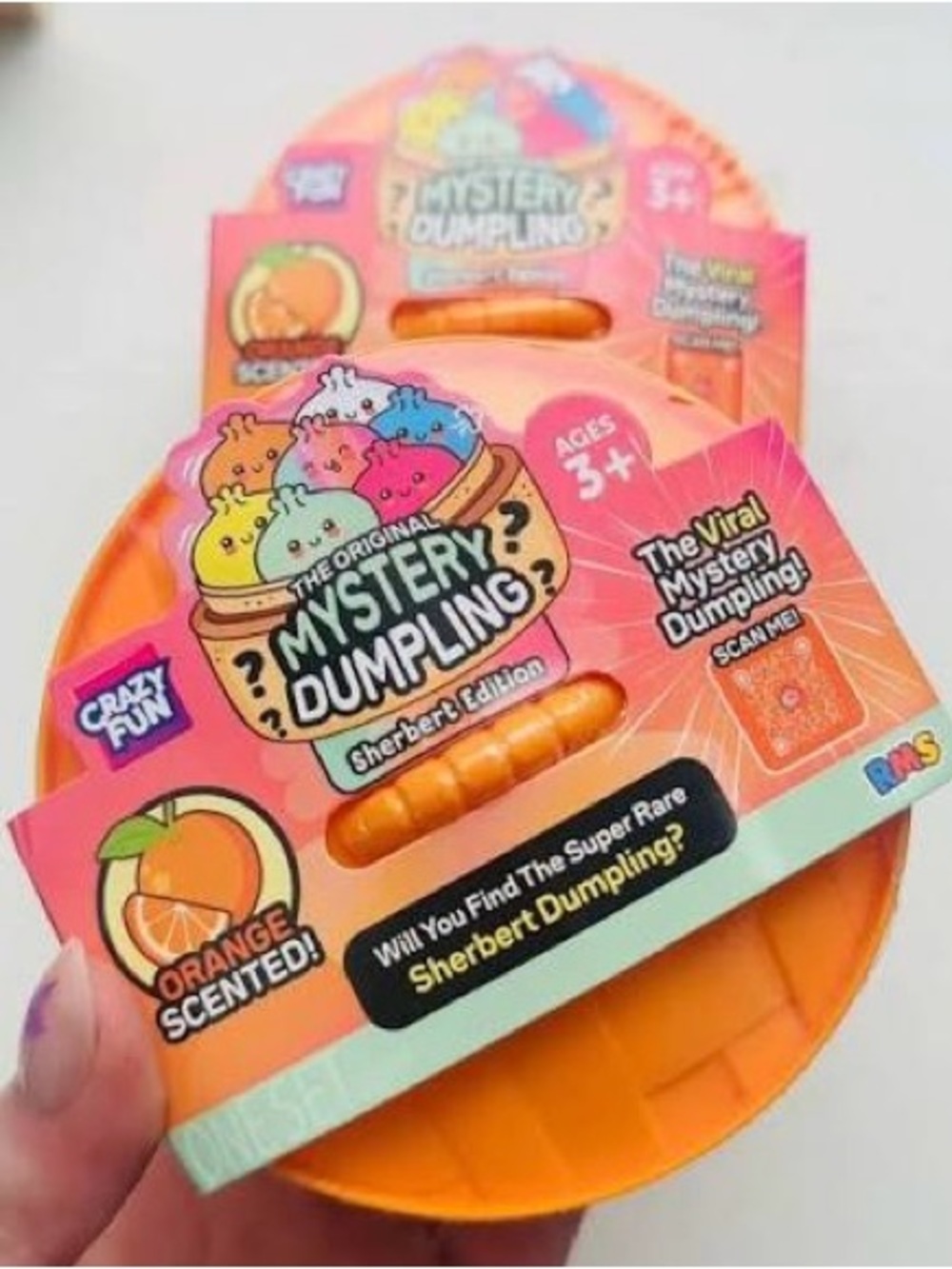 🍧 RMS Crazy Fun 🍧 Sherbet Series 🍊 Orange Scented Mystery Dumpling Squishy